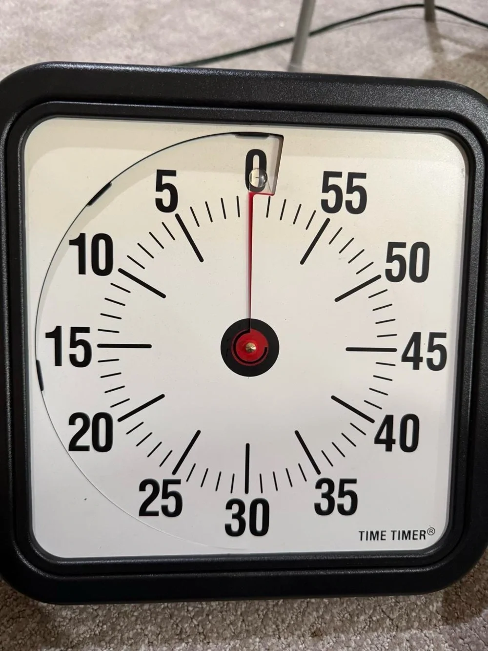 Desktop Visual Countdown Timer - Black and White
